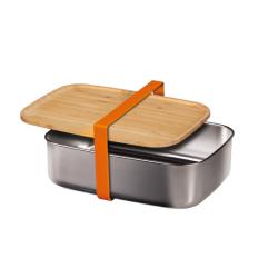 Berlingerhaus Svačinový box s bambusovým víkem, nerezová ocel