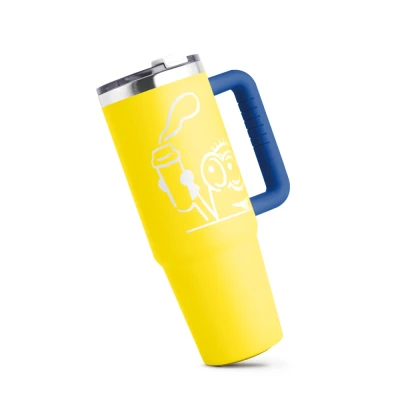 Berlingerhaus Termohrnek Tumbler 1 l žlutý kolekce MIMONI