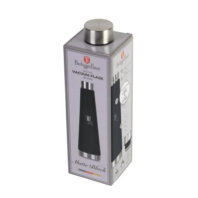 Berlingerhaus Termoska lahev na pití nerez 0,4 l Matte Black Collection
