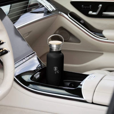 Berlingerhaus Termoska lahev s dvojitou stěnou nerez 0,6 l Matte Black Collection