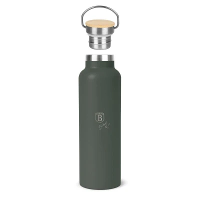 Berlingerhaus Termoska lahev s dvojitou stěnou nerez 0,6 l Matte Green Collection