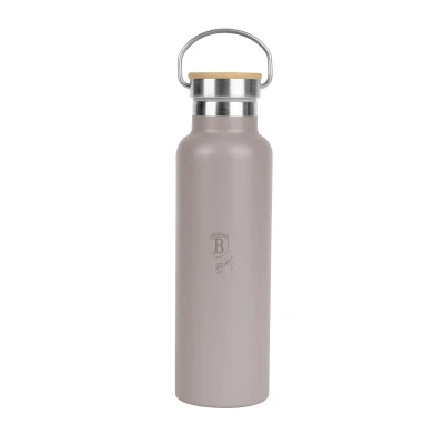 Berlingerhaus Termoska lahev s dvojitou stěnou nerez 0,6 l Taupe Collection