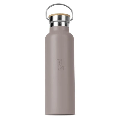 Berlingerhaus Termoska lahev s dvojitou stěnou nerez 0,6 l Taupe Collection