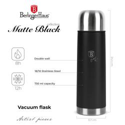 Berlingerhaus Termoska nerez 0,75 l Matte Black Collection