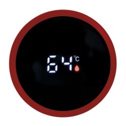 Berlingerhaus Termoska nerez s LED displejem 450 ml Burgundy Metallic Line