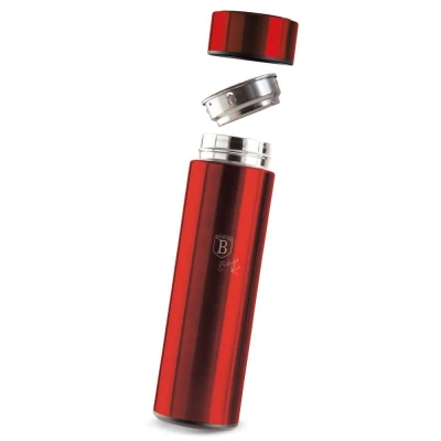 Berlingerhaus Termoska nerez s LED displejem 450 ml Burgundy Metallic Line