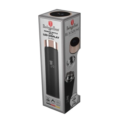 Berlingerhaus Termoska nerez s LED displejem 500 ml Black Rose Collection