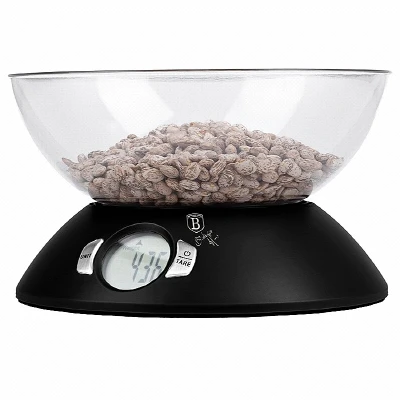 Berlingerhaus Váha kuchyňská digitální 5 kg s miskou Matte Black Collection