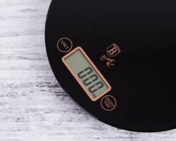 Berlingerhaus Váha kuchyňská digitální kulatá 5 kg Black Rose Collection
