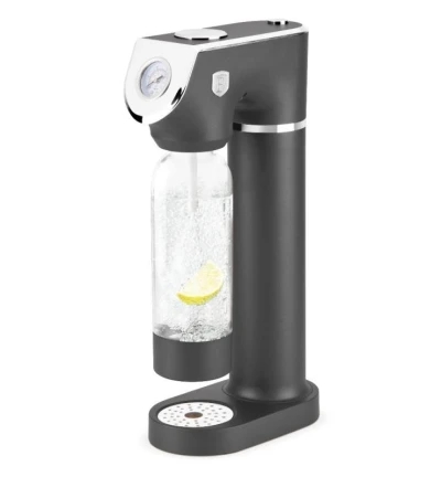 Berlingerhaus Výrobník sody SODABAR + 2 lahve Antracit Collection