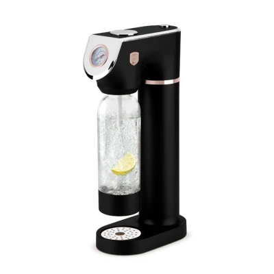 Berlingerhaus Výrobník sody SODABAR + 2 lahve Black Rose Collection