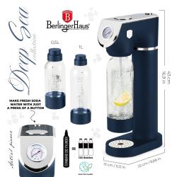 Berlingerhaus Výrobník sody SODABAR + 2 lahve Deep Sea Collection