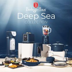 Berlingerhaus Výrobník sody SODABAR + 2 fľaše Deep Sea Collection