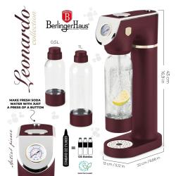 Berlingerhaus Výrobník sody SODABAR + 2 fľaše Leonardo Colletion