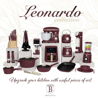 Berlingerhaus Výrobník sody SODABAR + 2 lahve Leonardo Colletion