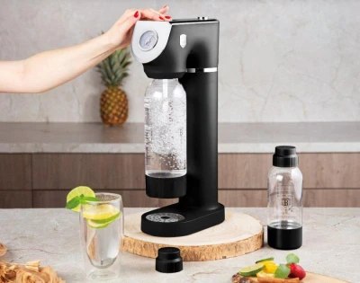 Berlingerhaus Výrobník sody SODABAR + 2 lahve Matte Black Collection
