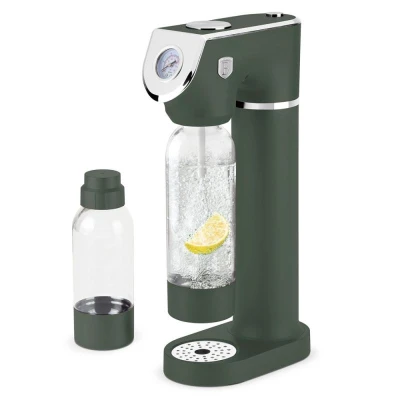 Berlingerhaus Výrobník sody SODABAR + 2 lahve Matte Green Collection