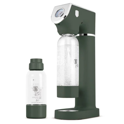 Berlingerhaus Výrobník sody SODABAR + 2 lahve Matte Green Collection