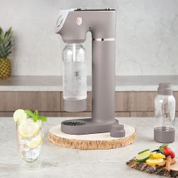 Berlingerhaus Výrobník sody SODABAR + 2 lahve Taupe Collection