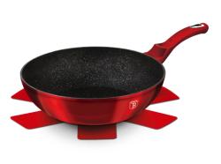 Berlingerhaus Wok s mramorovým povrchem 28 cm Burgundy Metallic Line