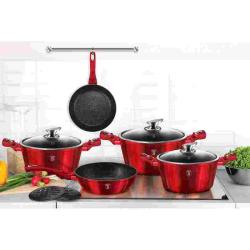 Berlingerhaus Wok s mramorovým povrchem 28 cm Burgundy Metallic Line