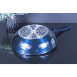 Berlingerhaus Wok s mramorovým povrchem 28 cm Metallic Line Aquamarine Edition