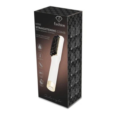 Berlingerhaus Žehlicí kartáč na vlasy keramický přenosný Cream Gold Collection