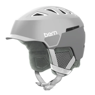 Bern Heist Brim satin delphin grey dámská snowboardová helma