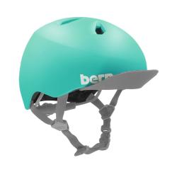 Bern Nina DVRT satin turquoise dievčenská prilba na bicykel a skate Bern Nina DVRT satin turquoise dievčenská prilba na bicykel a skate