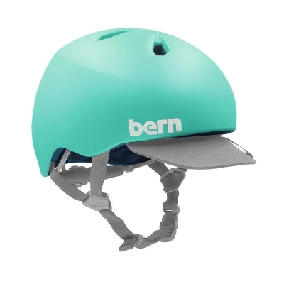 Bern Nina DVRT satin turquoise dívčí přilba na kolo a skate