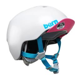 Bern Nina DVRT satin white dívčí přilba na kolo a skate Bern Nina DVRT satin white dívčí přilba na kolo a skate