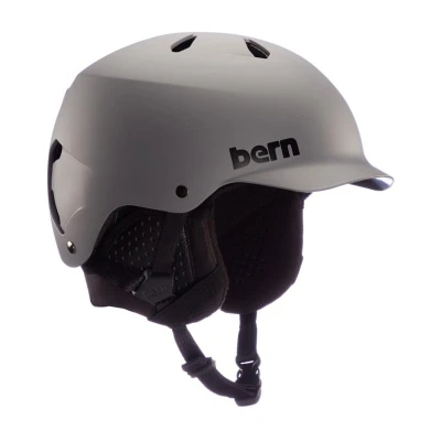 Bern Watts Classic matte grey snowboardová helma