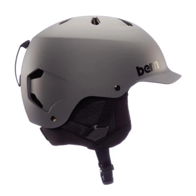 Bern Watts Classic matte grey snowboardová prilba