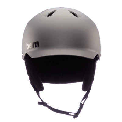 Bern Watts Classic matte grey snowboardová prilba