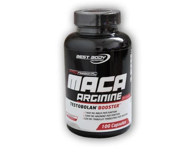 Best Body Nutrition Professional Maca Arginine testobolan 100 kapslí Best Body Nutrition Professional Maca Arginine testobolan 100 kapslí