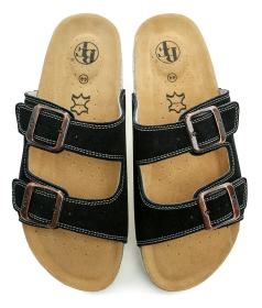 Best Feet BY-113-16-99 černé pánské nazouváky