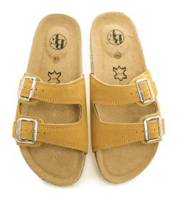 Best Feet BY-213-10-10 žluté dámské nazouváky