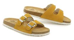 Best Feet BY-213-10-10 žluté dámské nazouváky