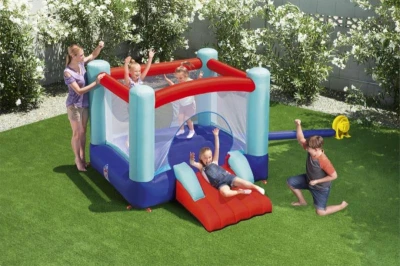 Bestway 53310 Nafukovací skákací hrad so šmýkačkou Spring 2,5 x 2,1 x 1,52 m