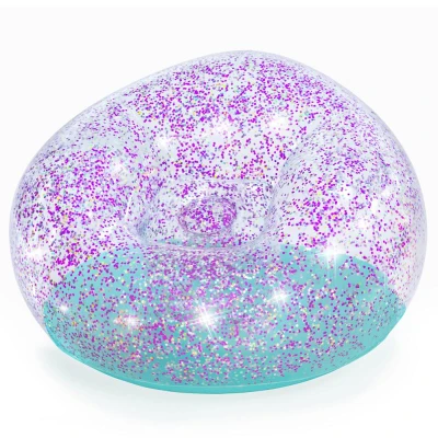 Bestway 75115 Nafukovací křeso GLITTER DREAM 114 x 112 x 66 cm