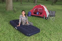 Bestway Air Bed Klasik Jr. Twin jednolůžko modrá 185 x 76 x 22 cm 67000