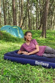 Bestway Air Bed Klasik Jr. Twin jednolůžko modrá 185 x 76 x 22 cm 67000