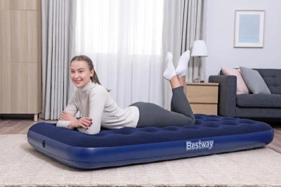 Bestway Air Bed Klasik Twin jednolůžko modrá 188 x 99 x 22 cm 67001