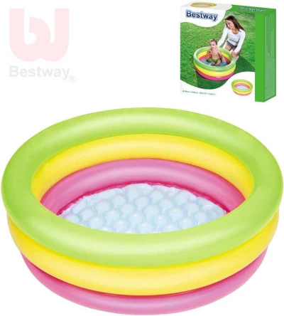 BESTWAY Baby bazének kruhový 70x24cm nafukovací brouzdaliště 51128 BESTWAY Baby bazének kruhový 70x24cm nafukovací brouzdaliště 51128
