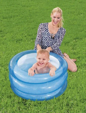 Bestway Baby bazének nafukovací 3 komory 70cm kulatý 2 barvy 51033