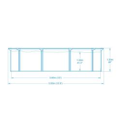 Bestway Bazén Hydrium 3,6 x 1,2 m - 56574 + sleva 400,- na příslušenství