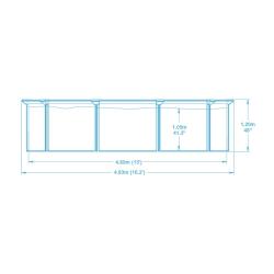 Bestway Bazén Hydrium 4,6 x 1,2 m - 56384 + sleva 500,- na příslušenství