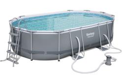 Bestway Bazén Power Steel Frame 4,88 x 3,05 x 1,07 m - 56448 + sleva 400,- na příslušenství