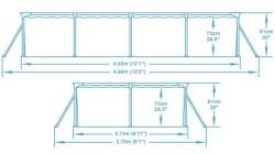 Bestway Bazén Steel Pro 4 x 2,11 x 0,81 m - 56405