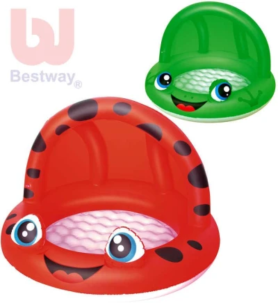 Bestway Bazének dětský kulatý se stříškou 97x66cm zvířátko 2 druhy Bestway Bazének dětský kulatý se stříškou 97x66cm zvířátko 2 druhy